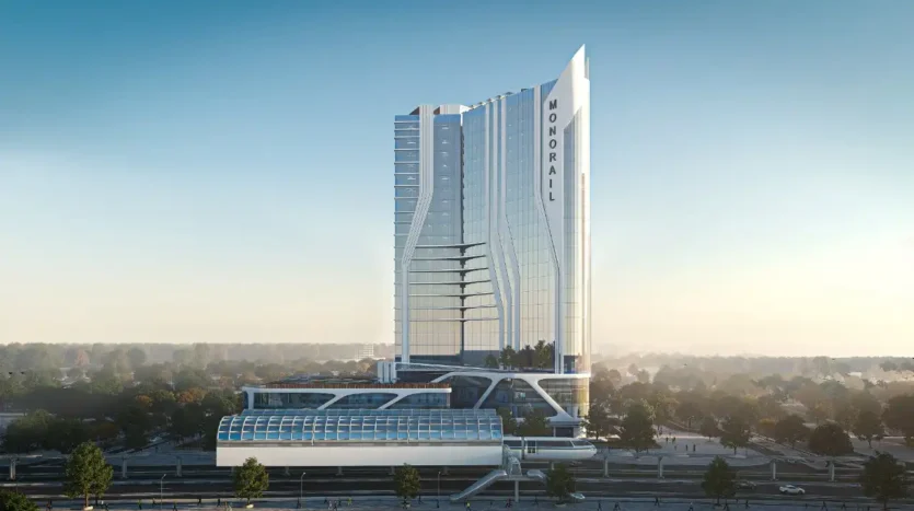 Mall Monorail Tower New Capital